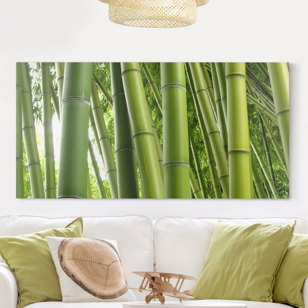 Leinwandbilder XXL Bamboo Trees