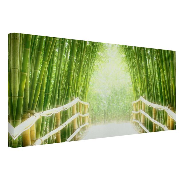 Wandbilder Baum Bamboo Way