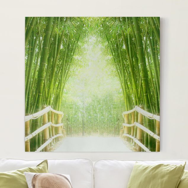 Wandbilder XXL Bamboo Way