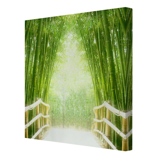 Wandbilder Bamboo Way