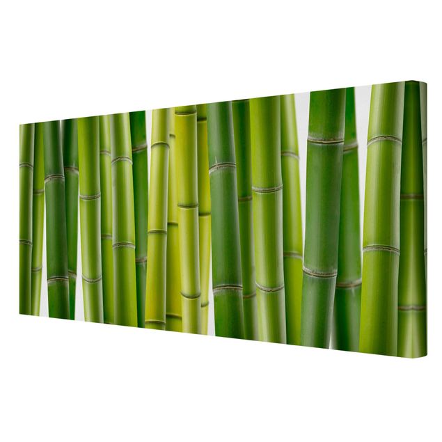 Wandbilder Wohnzimmer modern Bambuspflanzen