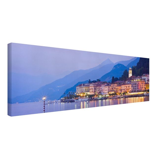 Moderne Leinwandbilder Wohnzimmer Bellagio am Comer See