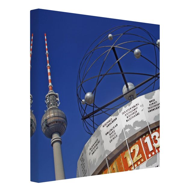 Moderne Leinwandbilder Wohnzimmer Berlin Alexanderplatz