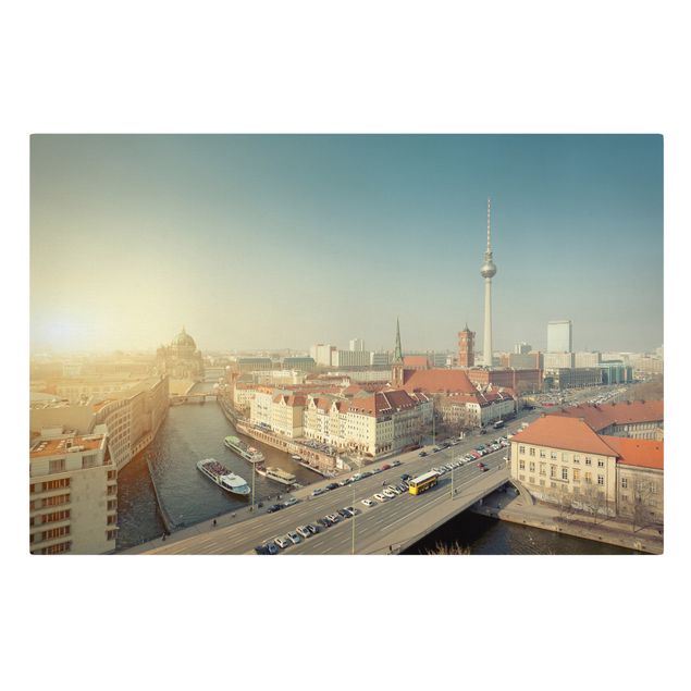Bilder für die Wand Berlin am Morgen