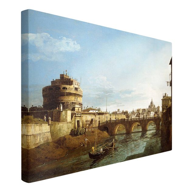 Post Impressionismus Bilder Bernardo Bellotto - Ansicht Roms in Richtung Westen