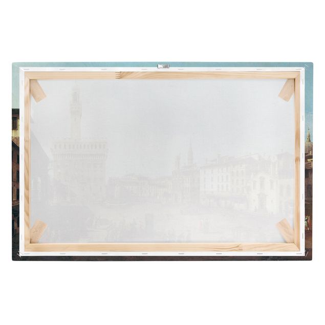 Leinwandbilder Skyline Bernardo Bellotto - Die Piazza della Signoria
