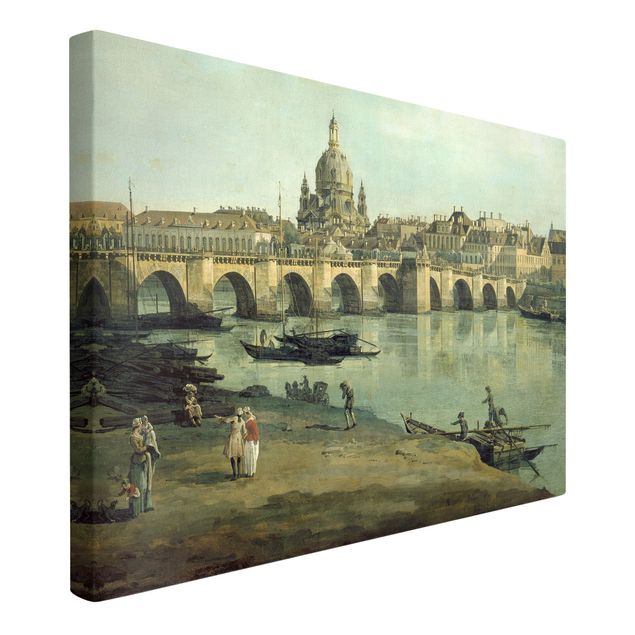 Barock Bilder Bernardo Bellotto - Dresden vom rechten Elbufer