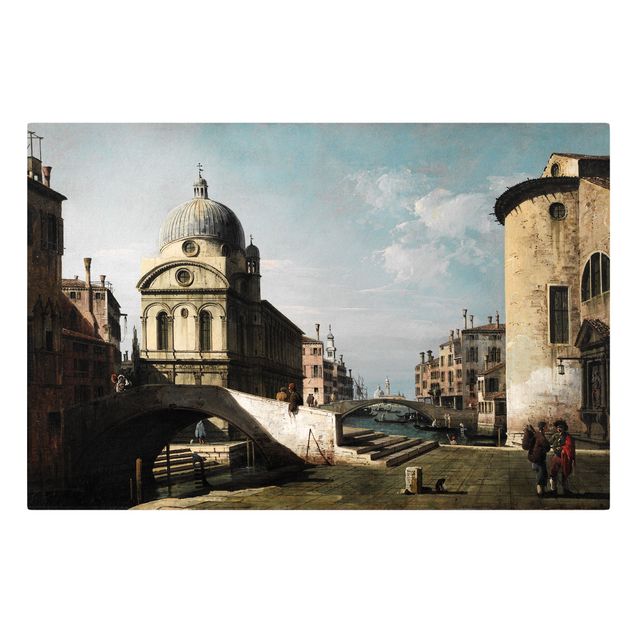 Leinwand Kunstdruck Bernardo Bellotto - Venezianisches Capriccio