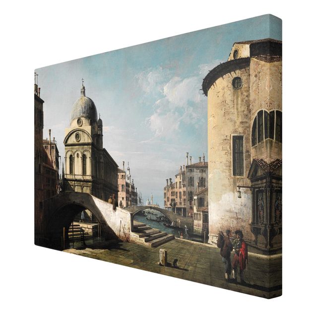 Leinwand Kunstdruck Bernardo Bellotto - Venezianisches Capriccio