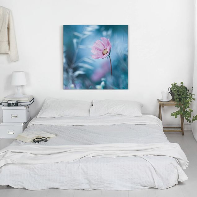 Leinwandbilder Wohnzimmer modern Blüte in Pastell