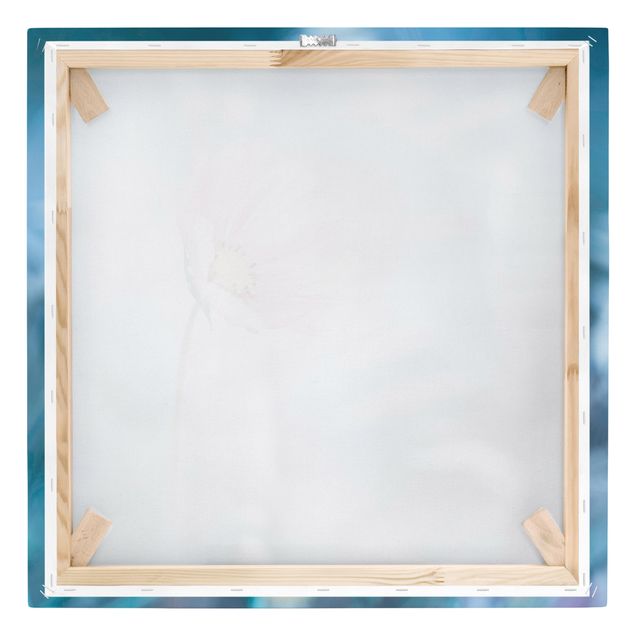 Leinwandbild - Blüte in Pastell - Quadrat 1:1
