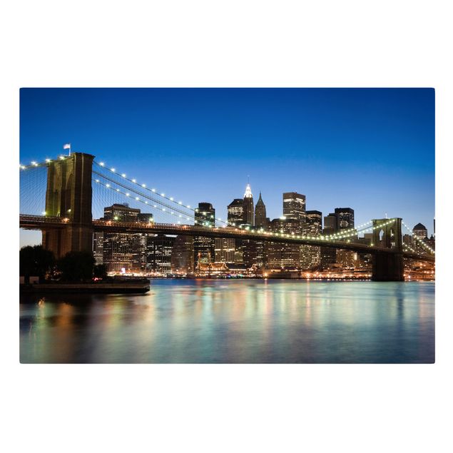 Schöne Wandbilder Brooklyn Brücke in New York