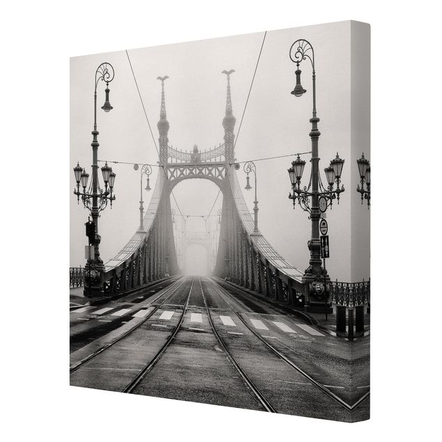 Schöne Leinwandbilder Brücke in Budapest