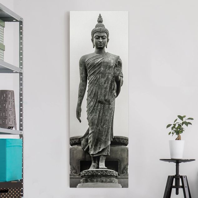Leinwandbilder XXL Buddha Statue
