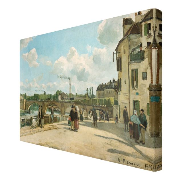 Bild auf Leinwand Camille Pissarro Camille Pissarro - Ansicht von Pontoise