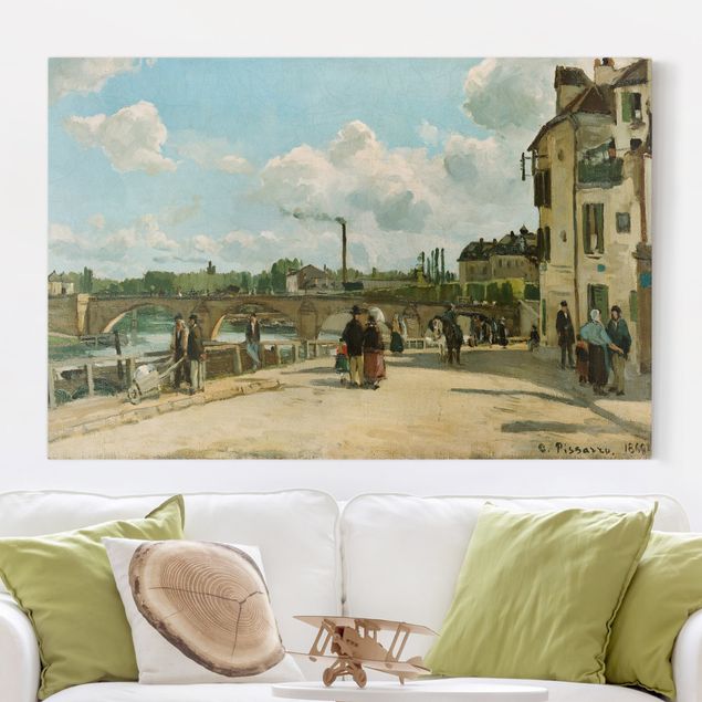 Leinwandbilder XXL Camille Pissarro - Ansicht von Pontoise