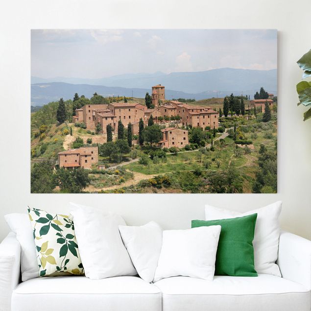 Leinwand Bilder XXL Charming Tuscany
