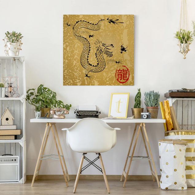 Schöne Wandbilder Chinese Dragon