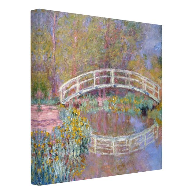 Wandbilder Natur Claude Monet - Brücke Monets Garten