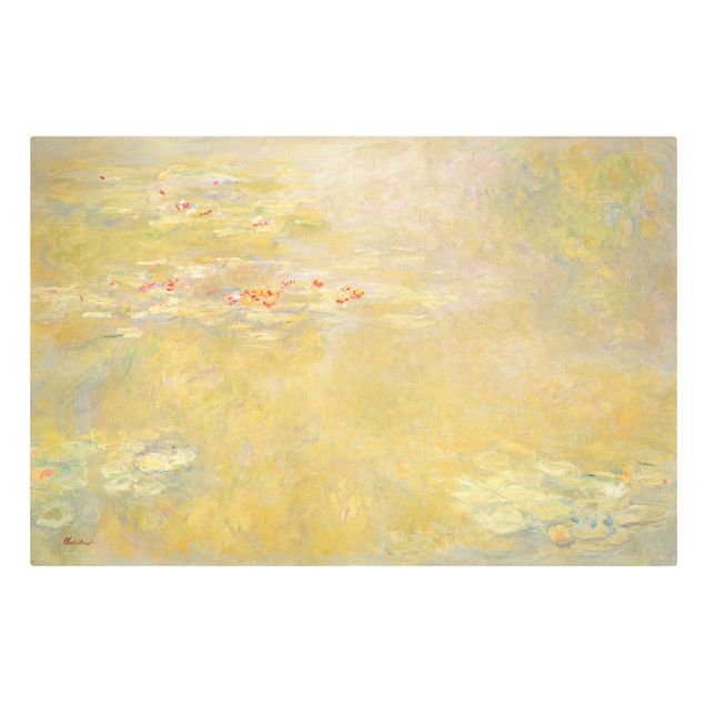 Leinwandbild Kunstdruck Claude Monet - Seerosenteich