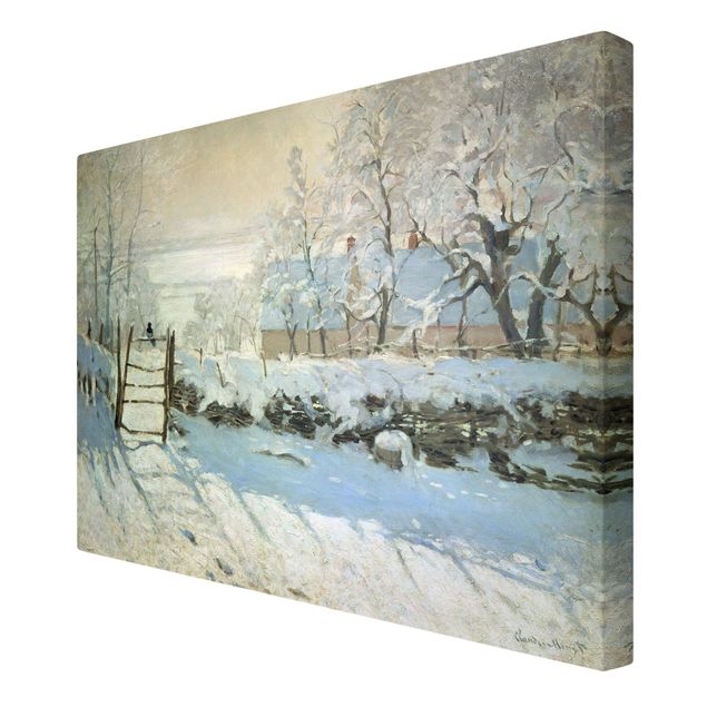 Leinwandbilder Wohnzimmer modern Claude Monet - Die Elster