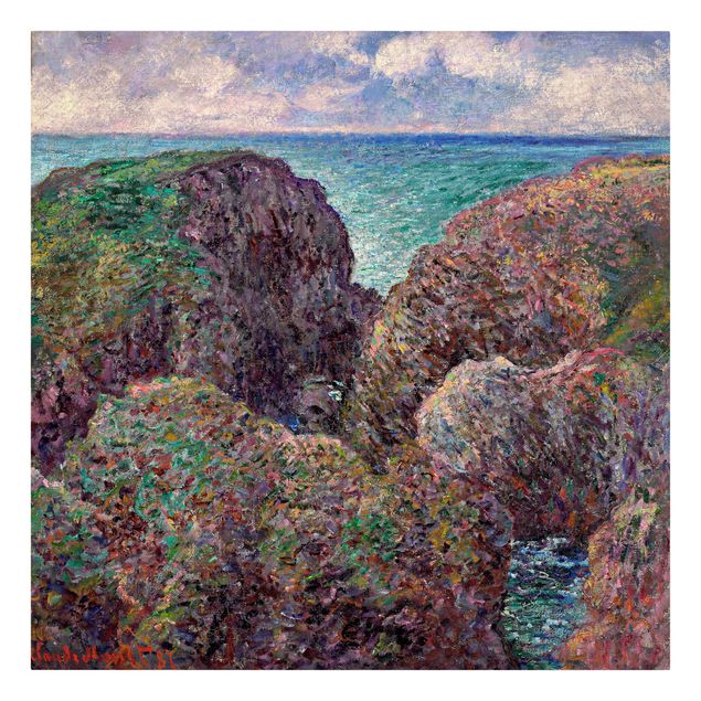 Wandbilder Natur Claude Monet - Felsengruppe Port-Goulphar