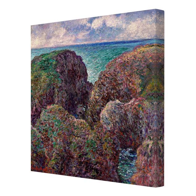 Leinwandbilder Strand und Meer Claude Monet - Felsengruppe Port-Goulphar