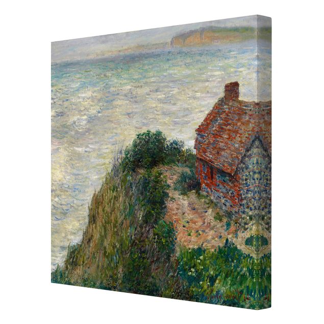 Leinwand Kunstdruck Claude Monet - Fischerhaus Petit Ailly