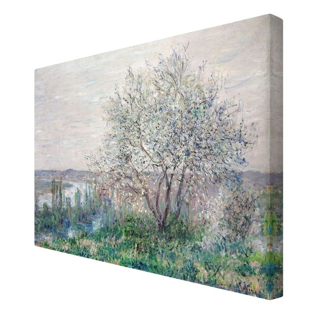 Wandbilder Wohnzimmer modern Claude Monet - Frühlingsstimmung
