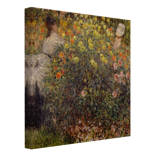 Kunstdrucke auf Leinwand Claude Monet - Blumengarten