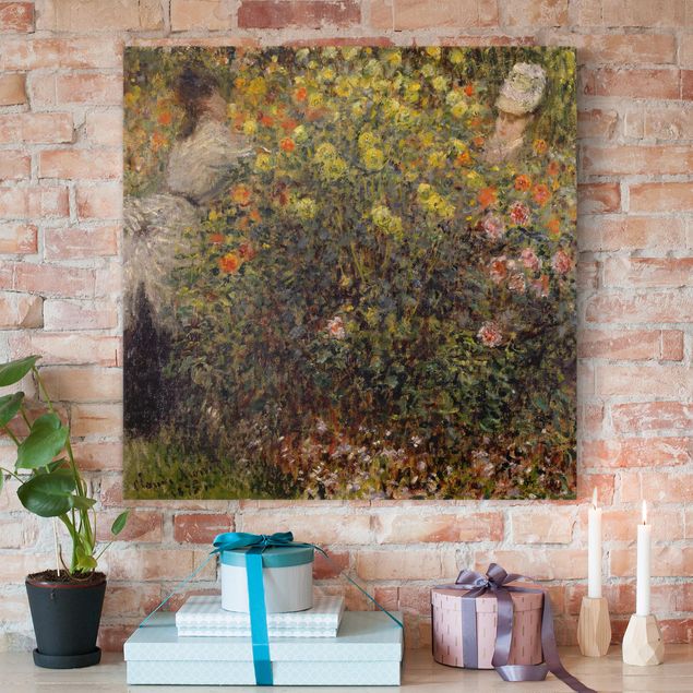 Wandbilder XXL Claude Monet - Blumengarten
