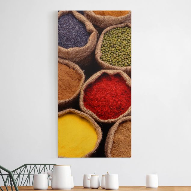 Wandbilder XXL Colourful Spices