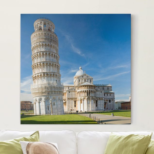 Wandbilder XXL Der schiefe Turm von Pisa