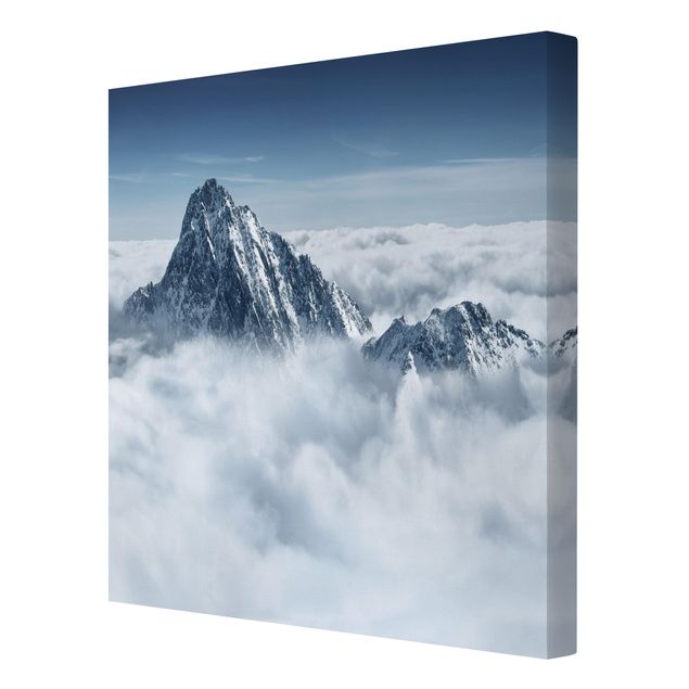 Leinwandbilder Die Alpen über den Wolken