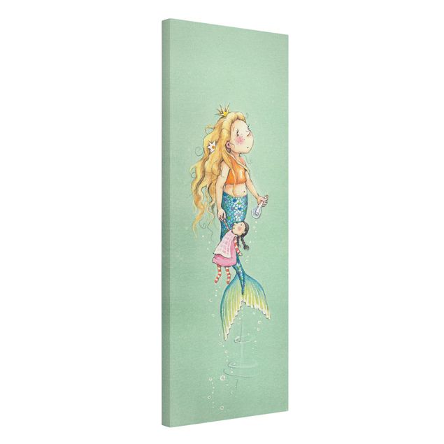 Schöne Wandbilder Matilda die kleine Meerjungfrau - Die Flaschenpost