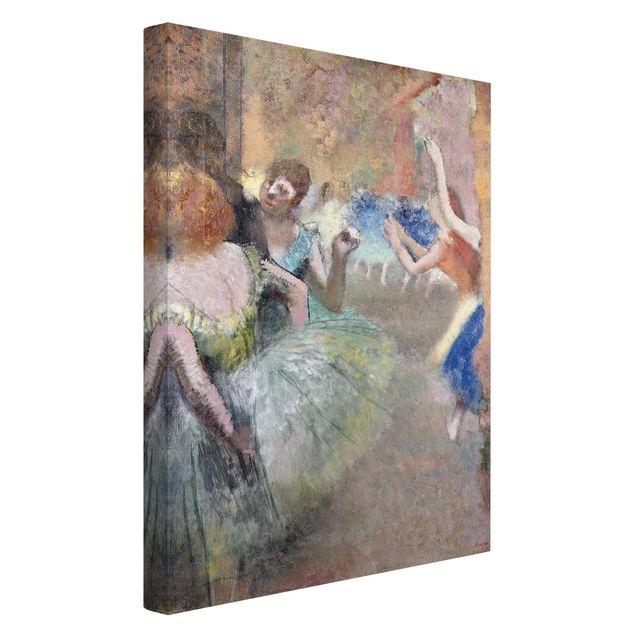 Leinwand Kunstdruck Edgar Degas - Ballettszene