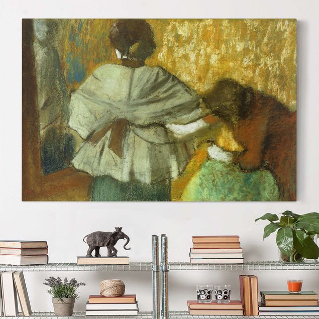Leinwand Bilder XXL Edgar Degas - Modistin