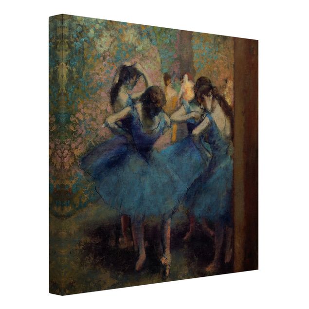 Wandbilder Wohnzimmer modern Edgar Degas - Blaue Tänzerinnen