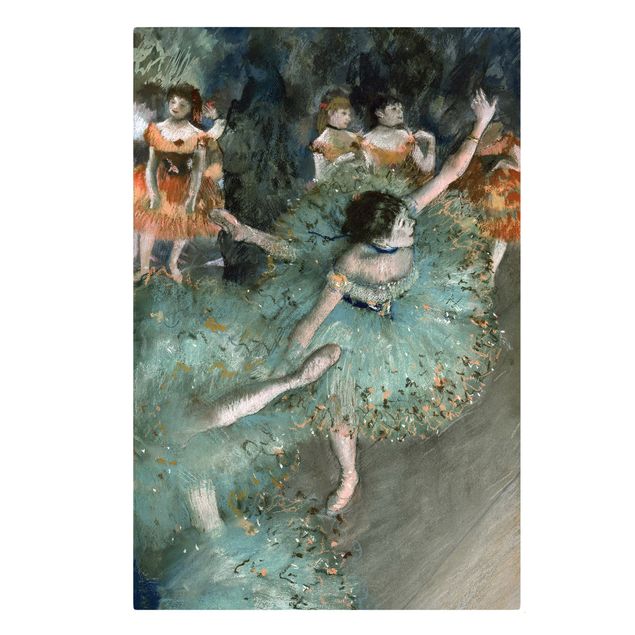 Leinwandbilder Wohnzimmer modern Edgar Degas - Tänzerinnen in Grün
