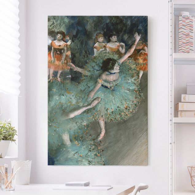 Leinwandbilder XXL Edgar Degas - Tänzerinnen in Grün
