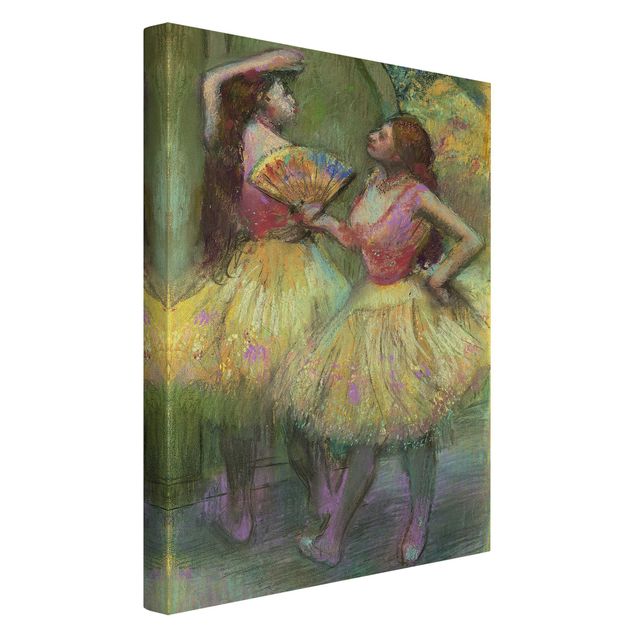Moderne Leinwandbilder Wohnzimmer Edgar Degas - Zwei Tänzerinnen