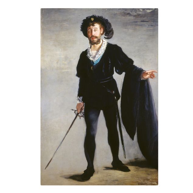Manet Bilder Edouard Manet - Der Sänger Jean-Baptiste Faure als Hamlet