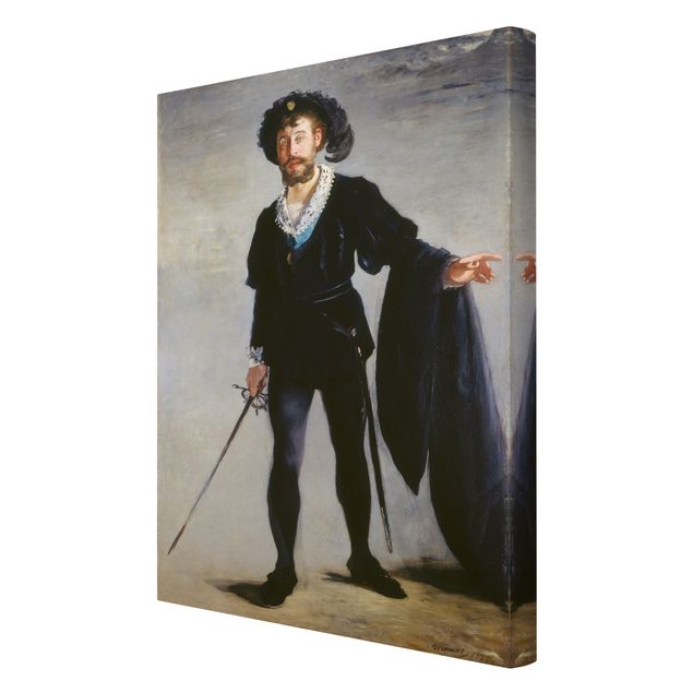 Wandbilder Edouard Manet - Der Sänger Jean-Baptiste Faure als Hamlet