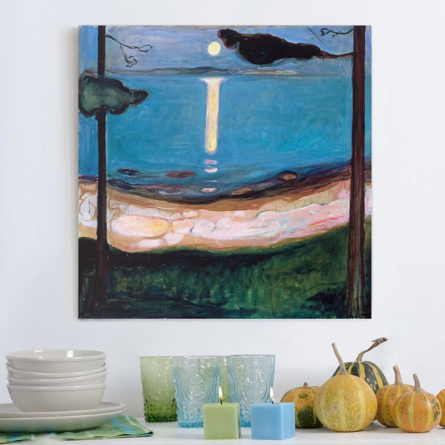Wandbilder XXL Edvard Munch - Mondnacht