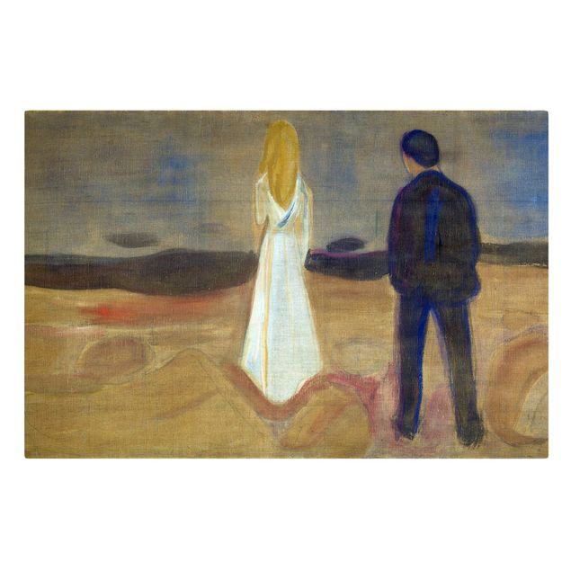 Kunstdrucke auf Leinwand Edvard Munch - Zwei Menschen