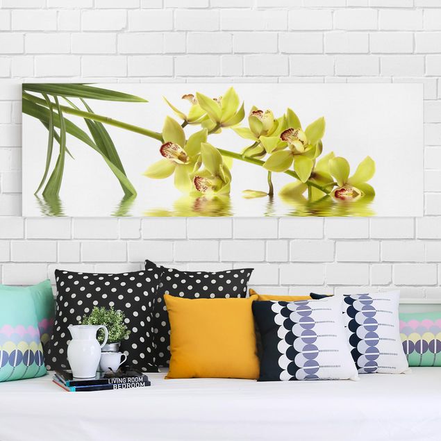Wandbilder XXL Elegant Orchid Waters