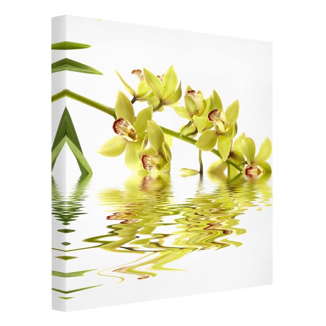 Wandbilder Wohnzimmer modern Elegant Orchid Waters