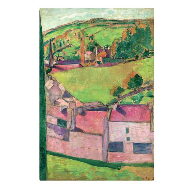 Bilder für die Wand Emile Bernard - Ansicht von Pont-Aven