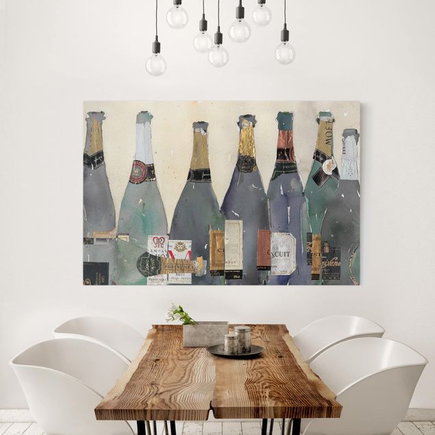 Wandbilder Entkorkt - Champagner