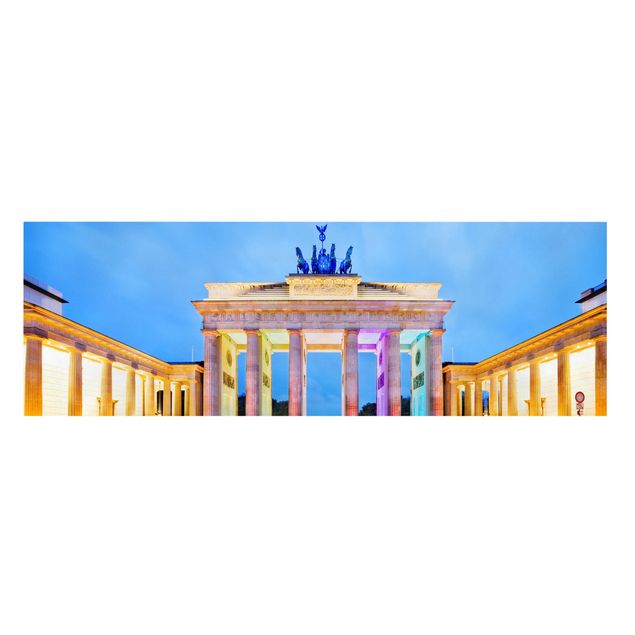 Bilder für die Wand Erleuchtetes Brandenburger Tor